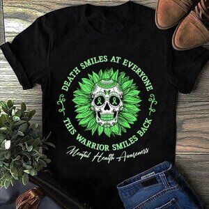 Metal Health Awareness Skull Unisex Shirt Supportive Gift For Friends Family